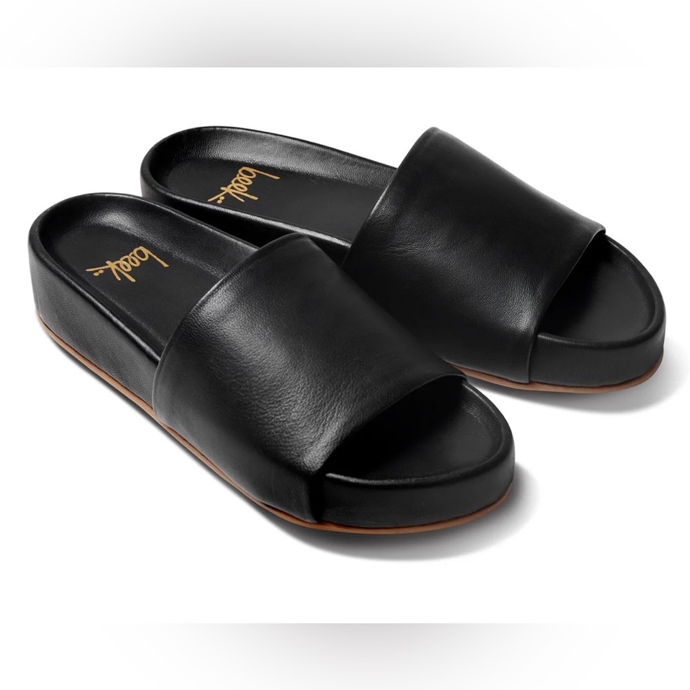 beek Black Slide Sandals